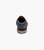 Stacy Adams Hopkins Moc Toe Penny Slip-On Shoes Navy Suede 25708-415 image 7