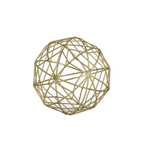 Cheungs Decorative Gold Metal Orb 8.25"Dia - $37.13
