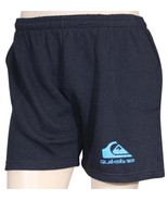 VTG 80s QUIKSILVER Black SWEAT SHORTS Medium 50/50 Made In USA ! Surf Sk... - £34.14 GBP