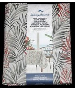 Tommy Bahama Tropical Fronds Linen Look Textured Vinyl Flannel Back Tabl... - $23.99+