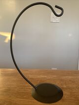 Bohemian Tea Light Candle Holder Lamp Metal  Base and Hook Ornament - $12.91