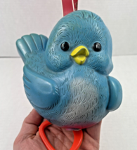 Vintage Fisher Price Bluebird Music Box Baby Pull Crib Toy Pull A Tune No 189 - $16.36