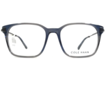 Cole Haan Occhiali Montature CH4045 414 Blu Scuro Cristallo Quadrato Tra... - $60.23