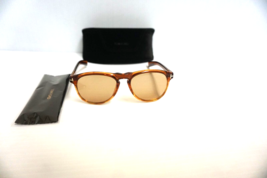 Auténtico Unisex Tom Ford Gafas de Sol TF 291 41A Miel Redondo Marco Y Lentes - £180.60 GBP