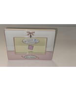 NEW NO BOX Russ Small Blessings Baby&#39;s Baptism Girl Pink Ceramic 4x6 Fra... - $19.99