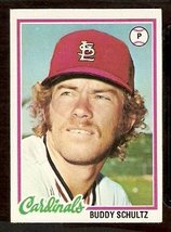 St Louis Cardinals Buddy Schultz 1978 Topps # 301 VG/EX - £0.39 GBP