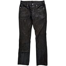 Ralph Lauren Luxury Line Women's 26 Straight-Leg Gunmetal Coated Jeans  ... - $79.99