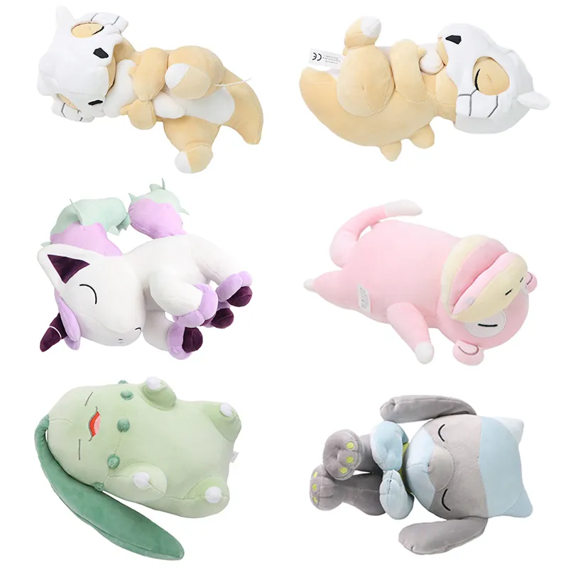 16 Styles Pokemon Sleep Pillows Cubone Slowpoke Lucario Eevee Peluche
