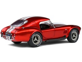 1965 Shelby Cobra 427 MKII Red Metallic with White Stripes 1/18 Diecast Model C - £65.94 GBP