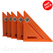 Johnson  7&quot; L x 10&quot;  Rafter Square  Orange Pack of 5 - $24.74