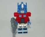 Building Block Optimus Prime Transformers cartoon Minifigure Custom - £4.74 GBP