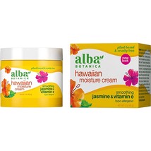 Alba Botanica Hawaiian Moisture Cream, Soothing Jasmine &amp; Vitamin E 3 oz (Pack o - £36.87 GBP