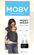 Moby Wrap Evolution Adjustable (one size) Baby Carrier Wrap (8-33lbs) Ch... - $28.49