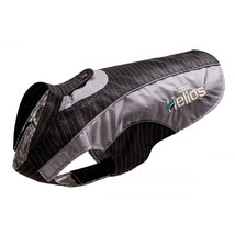 Dog Helios Reflecta-Bolt Pet Dog Coat Jacket Black &amp; Grey - Large - $92.44