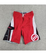 Animal Board Shorts Mens L Red Black White Summer Swim Wear Lace Up NWT - $21.25