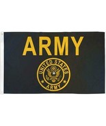 US ARMY GOLD 3 X 5 FLAG 3x5  FL762 MILITARY united states u.s. banner fl... - $179.92 MXN
