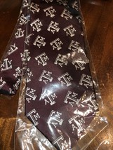 5x Texas A&amp;M Aggies Neck Tie New 100% Silk Prefect Tie - $135.53 CAD
