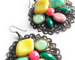 Or statement mint yellow pink green bronze big summer round  20210402 110310 a  1  thumb155 crop