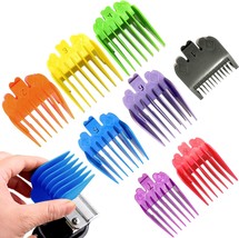 8 Color 8 Length Professional Hair Clipper Guide Combs, Replacement Guar... - $22.96