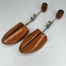 Vintage Adjustable Pair Florsheim Wood Shoe Tree Stretchers Marked #3 - $17.99