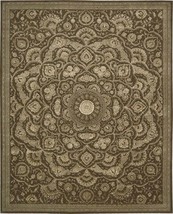 Nourison 5243 Regal Area Rug Collection Chocolate 3 ft 9 in. x 5 ft 9 in. Rectan - £528.74 GBP