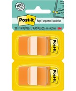 Post-It Flags Standard Page Flags In Dispenser, Orange, 100 Flags/Dispenser - £6.82 GBP