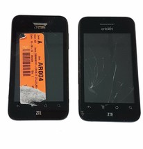 2 Lot ZTE Score X500 Cricket Android Smartphone Cricket CDMA Touch Screen Used - $26.97