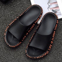 Summer House Women Slippers Letter Printed EVA Lightweight Ladies Flat Shoes Non - £21.39 GBP