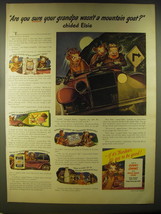 1946 Borden's Milk Ad - Are you sure your grandpa wasn't a mountain goat?  - £14.50 GBP