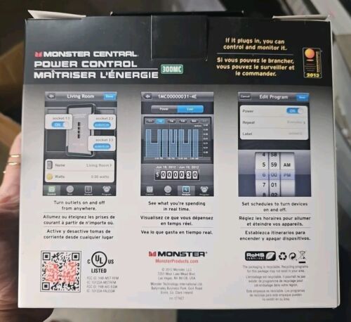 MONSTER CENTRAL 3 OUTLET POWER CONTROL 300MC KIT - NEW Box Of 6 Item image 4