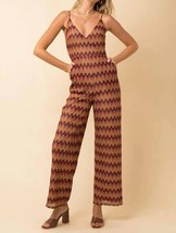 Gilli crochet chevron jumpsuit in Multi - $39.59