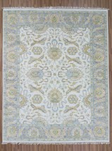 White - Grey Handmade Oushak Carpet 8x10 Turkish Area Rug - £1,016.46 GBP