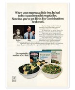 Birds Eye Vegetables When Your Man Was a Boy Vintage 1972 Full-Page Maga... - £7.58 GBP