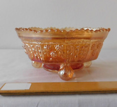 Vintage Fenton Glass Carnival Iridescent Butterfly and Berry Panther Foo... - $25.00