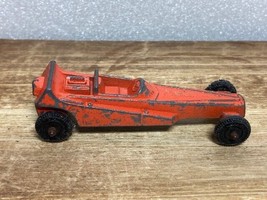 Vintage Tootsie Toy Orange Wedge Dragster 2.5&quot; Toy Car Collectible - £3.13 GBP