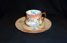 R Delinieres &amp; Co Limoges D&amp;C For James Muggleton Plate &amp; Tea Cup - £36.64 GBP