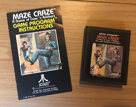 Maze Craze: A Game of Cops and Robbers - Atari 2600  - Cart w/ Manual - £7.96 GBP