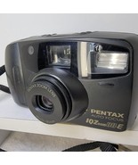 Pentax IQZoom 80-E Film Camera Auto Focus 38-80mm Point And Shoot Tested - $29.60