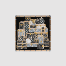 (W) Louis Vuitton Let’s Go Square 90 Black - $799.98