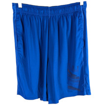 Nike Royal Blue Workout Shorts with Pockets Large Mens Basketball Pants ... - $21.04