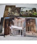 (7) Vintage Israeli Postcards Petra Jordan Khazneh - $59.39