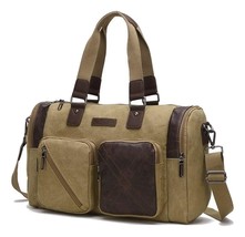 Canvas Handbag Cross Bag For Travel Men Luggage Bags For Men - £55.47 GBP