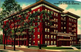 Thornton &amp; Minor Hospital Kansas City Missouri UNP Linen Postcard B2 - $3.03