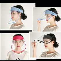 4 Pack Adjustable &amp; Reusable Flip Up Face Shield Visor, up &amp; down movement. - £19.66 GBP