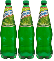 3 BOTTLES x 1L NATAKHTARI  SOFT DRINK TARRAGON in Plastic Made in Georgia - £17.12 GBP