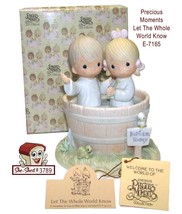 Precious Moments Let The Whole World Know E-7165 Vintage 1981 Enesco - £19.88 GBP