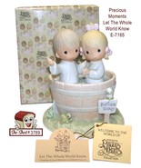 Precious Moments Let The Whole World Know E-7165 Vintage 1981 Enesco - £19.63 GBP