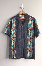 WINNIE Fashion Hawaiian Shirt Mens Sz M Tiki Surfboard WOODY WAGON Palms... - £9.36 GBP