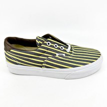 VANS Era 59 (Stripes) Yellow True White Womens Size 5.5 Casual Sneakers - £11.81 GBP