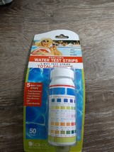 KOKIDO WATER TEST STRIPS 5-WAY TEST STRIPS TOTAL BROMINE/50 STRIPS-NEW-S... - $26.61